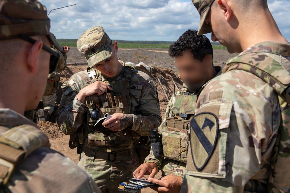 U.S., NATO partner forces conduct mortar fire at Pabradė Training Area, Lithuania