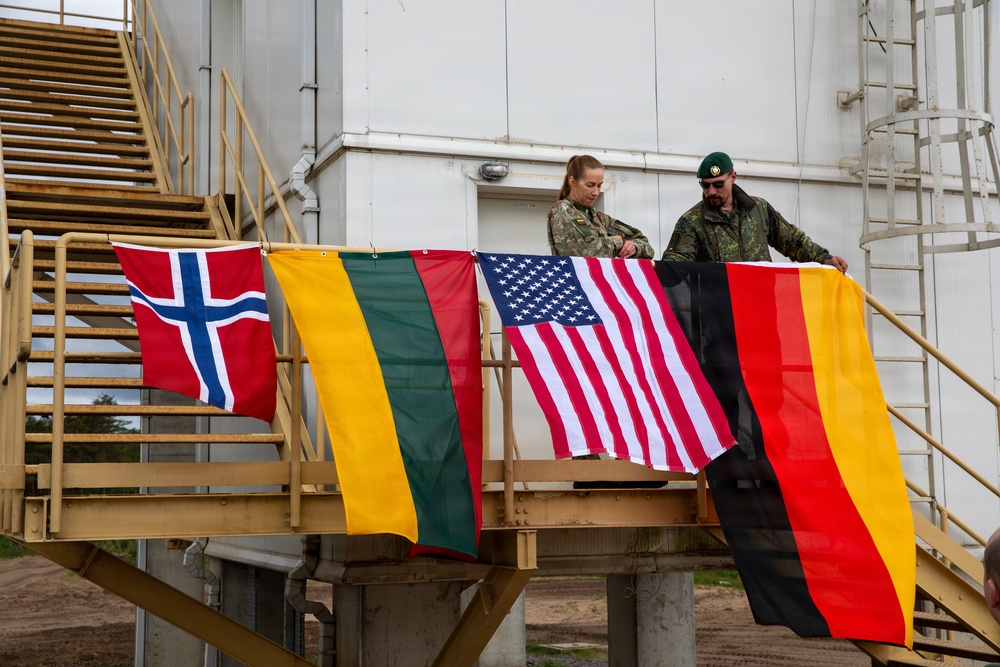 U.S. service members, NATO partner forces conduct Norwegian Foot March at Pabradė Training Area, Lithuania