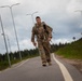 U.S. service members, NATO partner forces conduct Norwegian Foot March at Pabradė Training Area, Lithuania