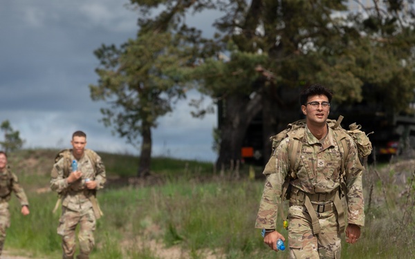 U.S. service members, NATO partner forces conduct Norwegian Foot March at Pabradė Training Area, Lithuania