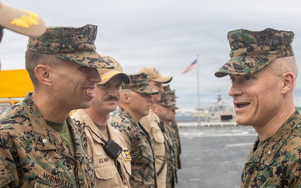 22nd MEU (SOC) | Brigadier General Lively Visits USS Fort Lauderdale