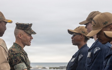22nd MEU (SOC) | Brigadier General Lively Visits USS Fort Lauderdale
