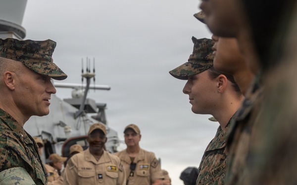 22nd MEU (SOC) | Brigadier General Lively Visits USS Fort Lauderdale