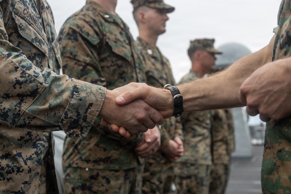 22nd MEU (SOC) | Brigadier General Lively Visits USS Fort Lauderdale