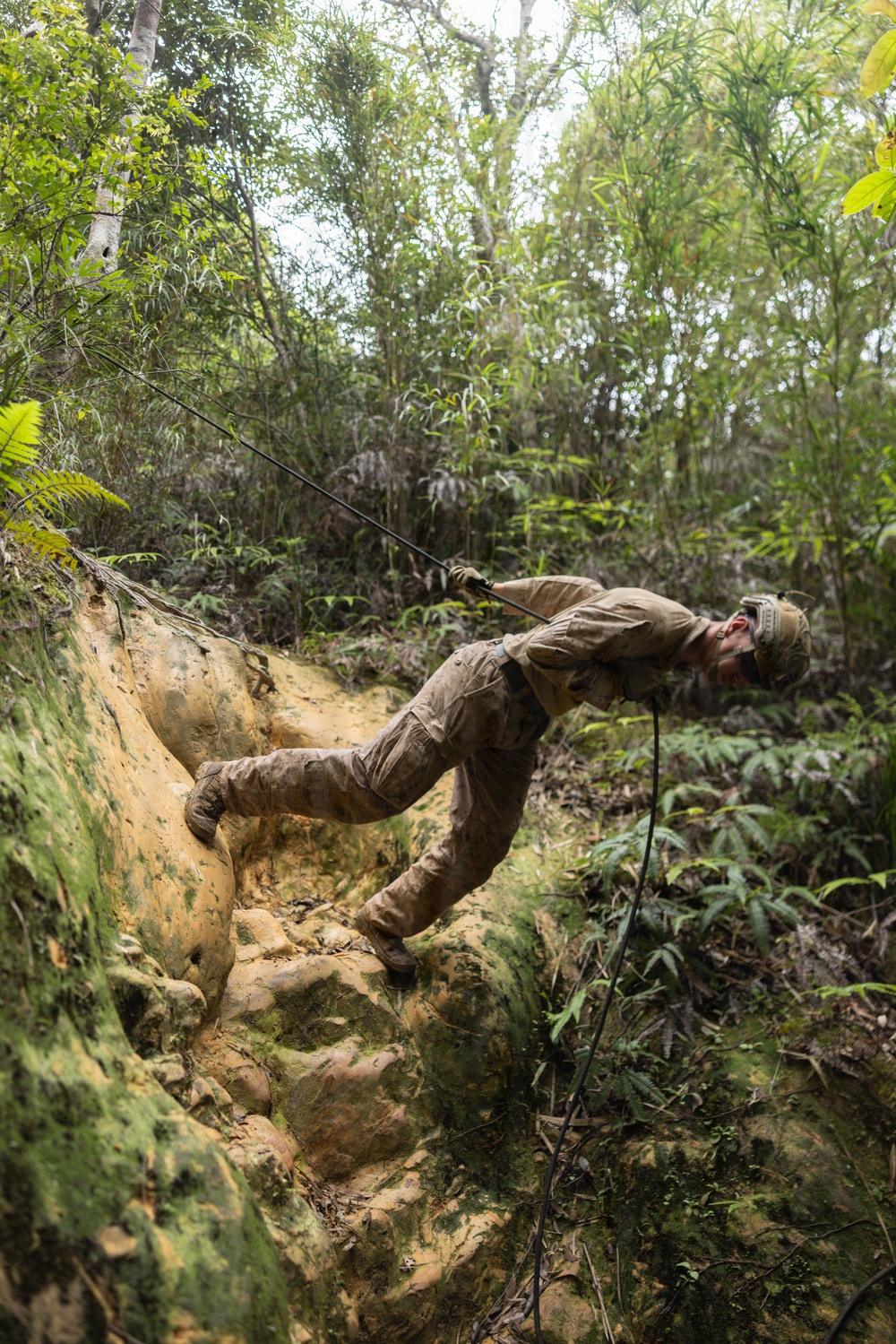 U.S. Marines with 12th LCT Participate in Survival Training at Jungle Warfare Training Center