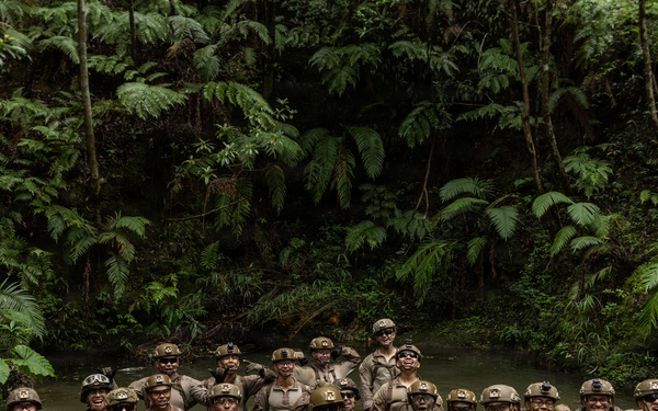 U.S. Marines with 12th LCT Participate in Survival Training at Jungle Warfare Training Center