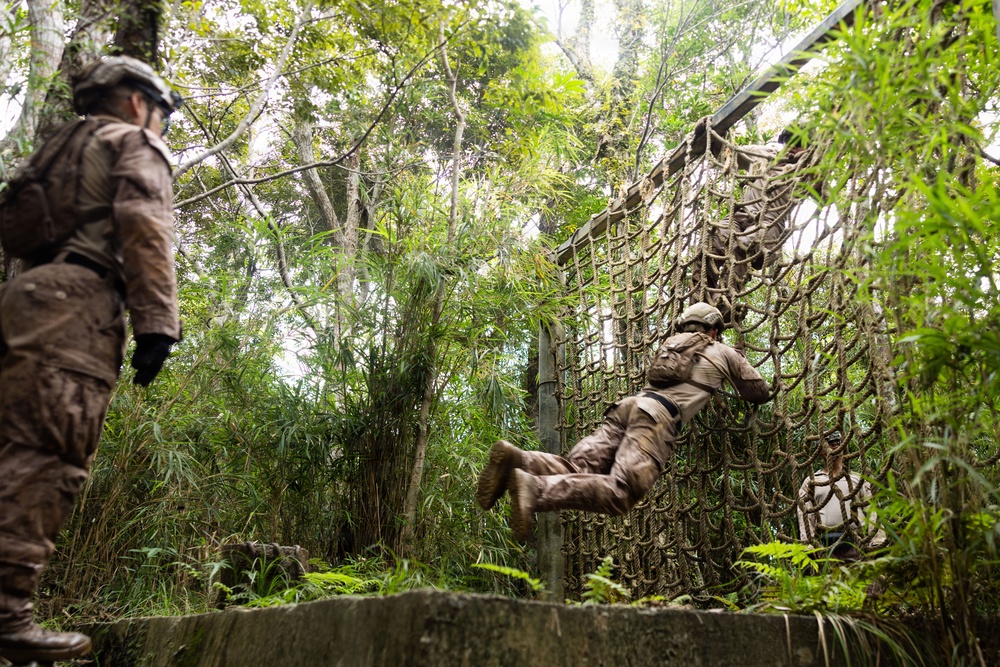 U.S. Marines with 12th LCT Participate in Survival Training at Jungle Warfare Training Center