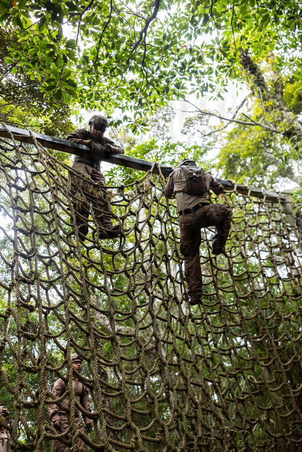 U.S. Marines with 12th LCT Participate in Survival Training at Jungle Warfare Training Center