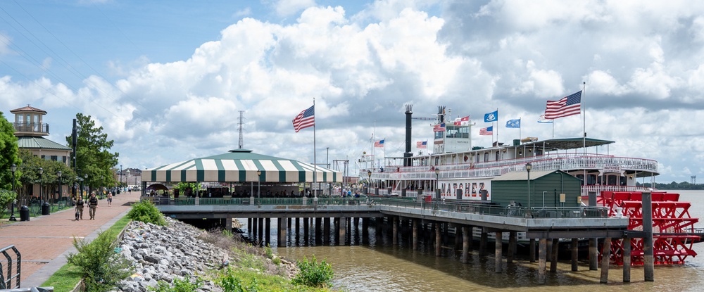 Coast Guard Secures New Orleans Riverfront for Sail 250