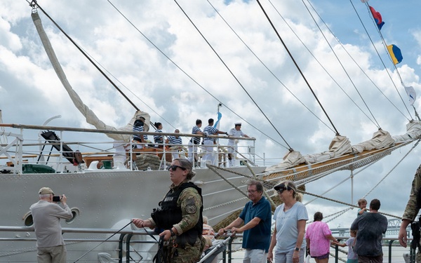 Coast Guard Secures New Orleans Riverfront for Sail 250