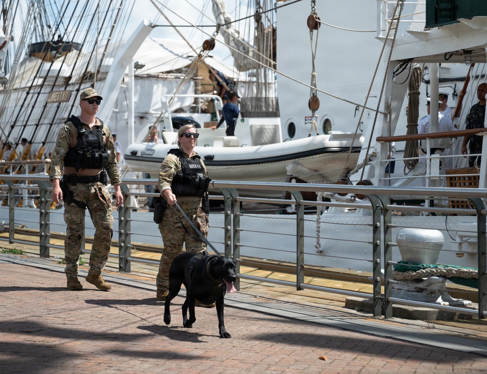 Coast Guard Secures New Orleans Riverfront for Sail 250