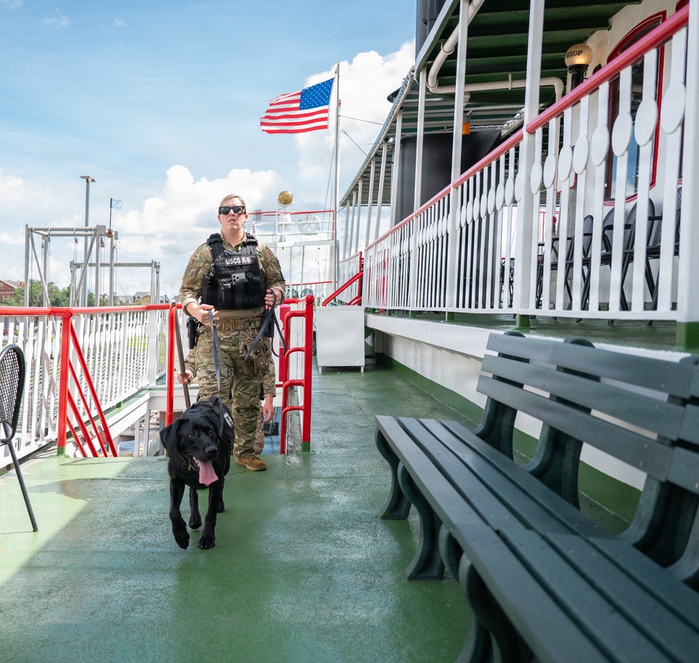 Coast Guard Secures New Orleans Riverfront for Sail 250