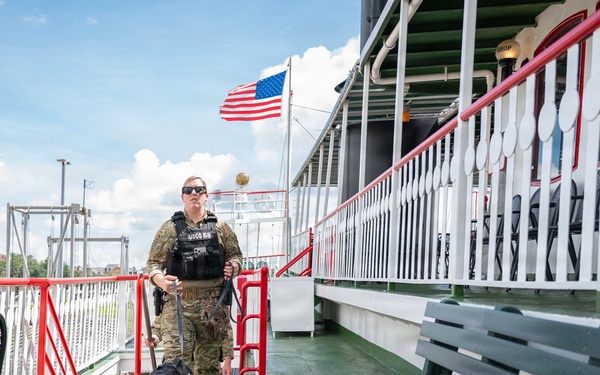 Coast Guard Secures New Orleans Riverfront for Sail 250