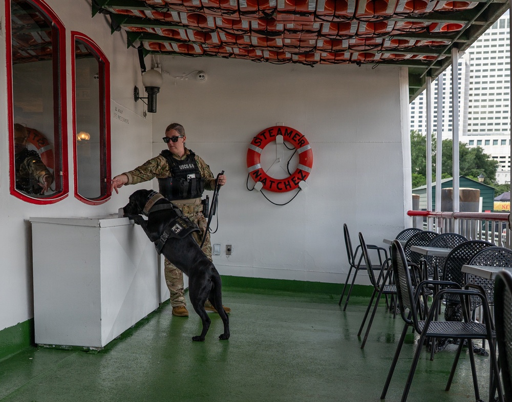Coast Guard Secures New Orleans Riverfront for Sail 250