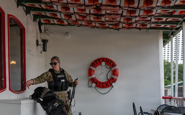 Coast Guard Secures New Orleans Riverfront for Sail 250