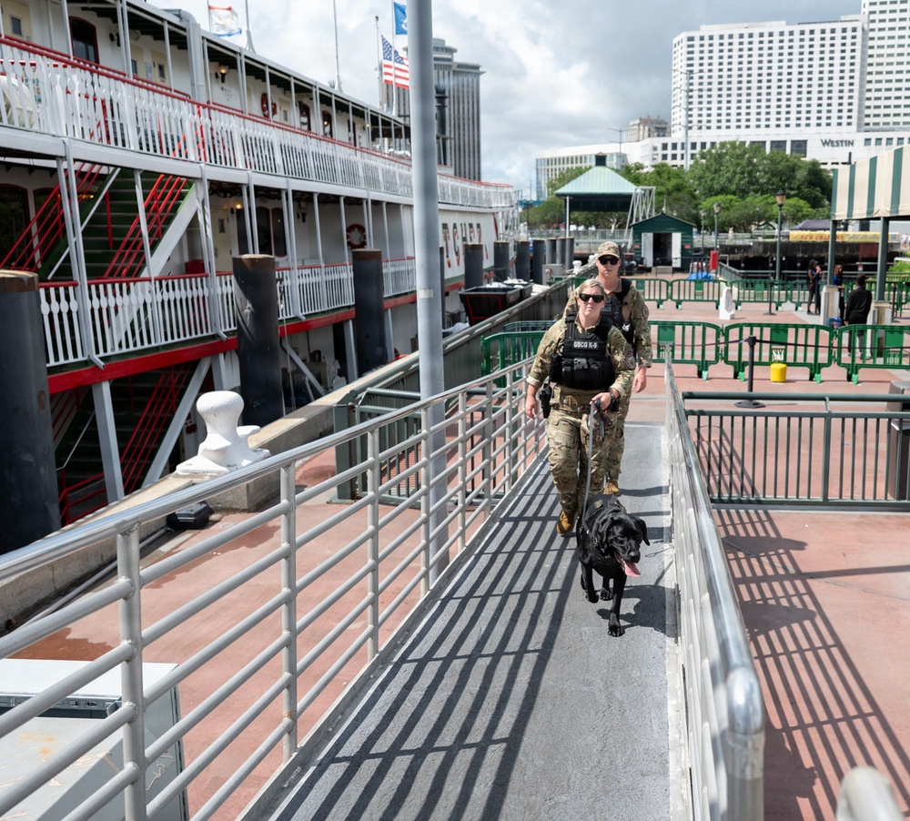 Coast Guard Secures New Orleans Riverfront for Sail 250