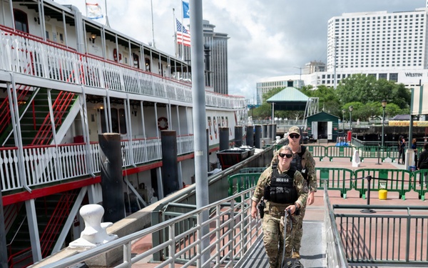 Coast Guard Secures New Orleans Riverfront for Sail 250
