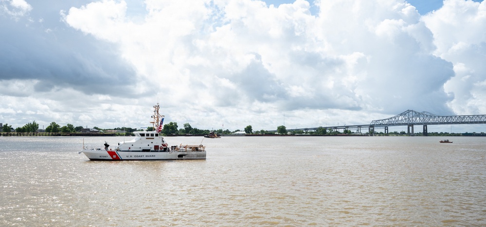 Coast Guard Secures New Orleans Riverfront for Sail 250