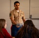 U.S. Marines visit students at Saint Joseph Schools in Château-Thierry, France