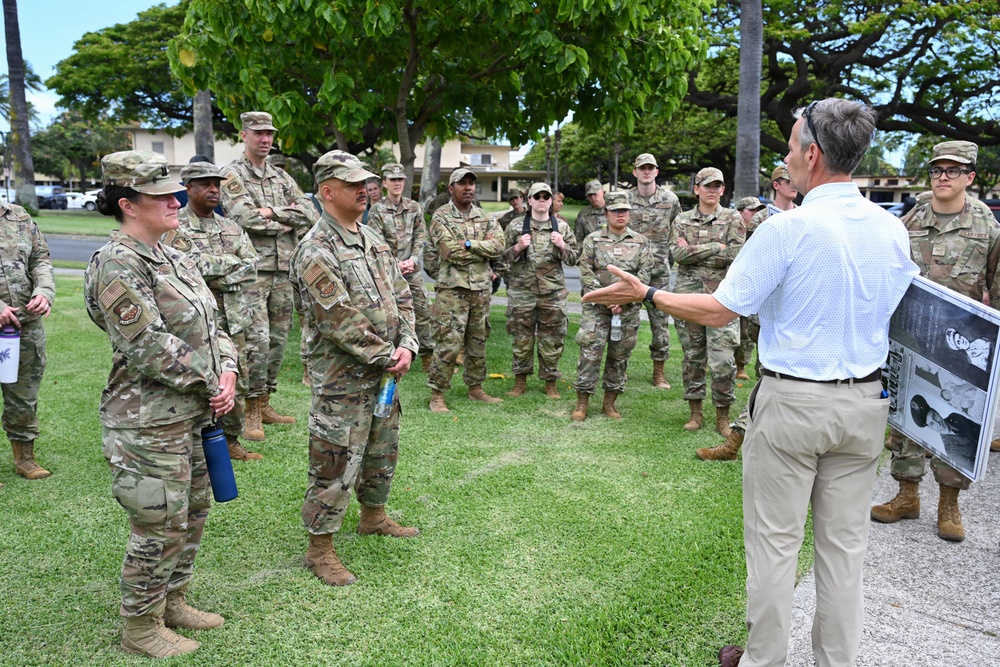 141st Air Refueling Wing Airmen Explore Joint Base Pearl Harbor-Hickam History