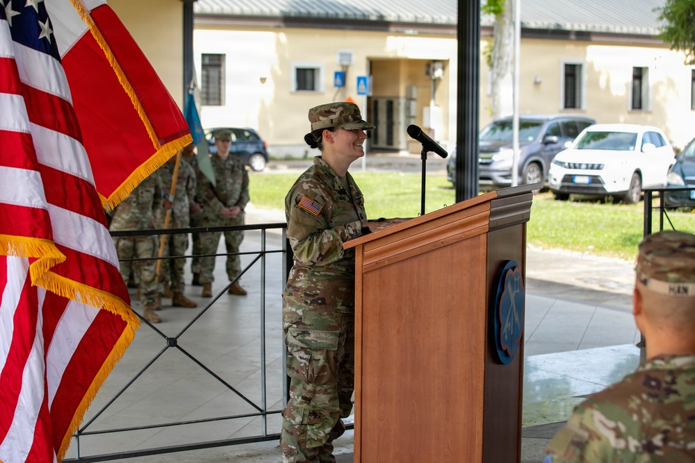 Change of Command Ceremony HHC, 207th Military Intelligence Brigade - Theater