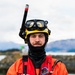 Coast Guard rescue swimmer engages with public at Kodiak Crabfest 2026