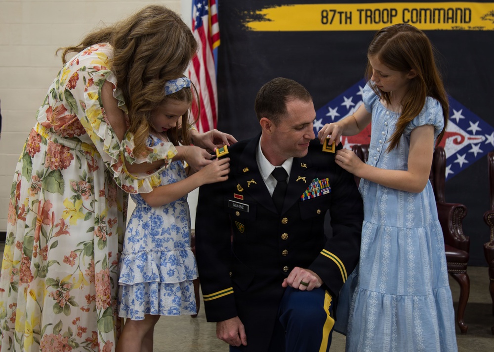 87th Troop Command Officer Pinning Ceremony