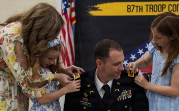 87th Troop Command Officer Pinning Ceremony