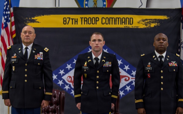 87th Troop Command Officer Pinning Ceremony