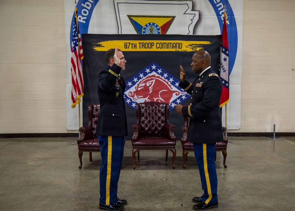 87th Troop Command Officer Pinning Ceremony