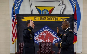 87th Troop Command Officer Pinning Ceremony