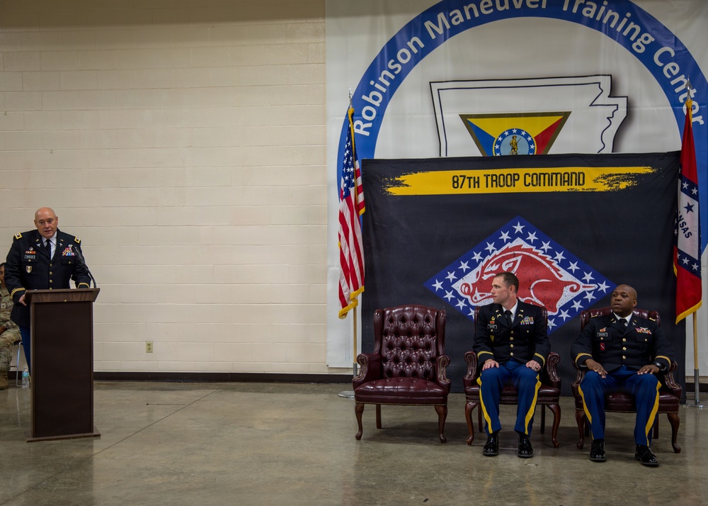 87th Troop Command Officer Pinning Ceremony