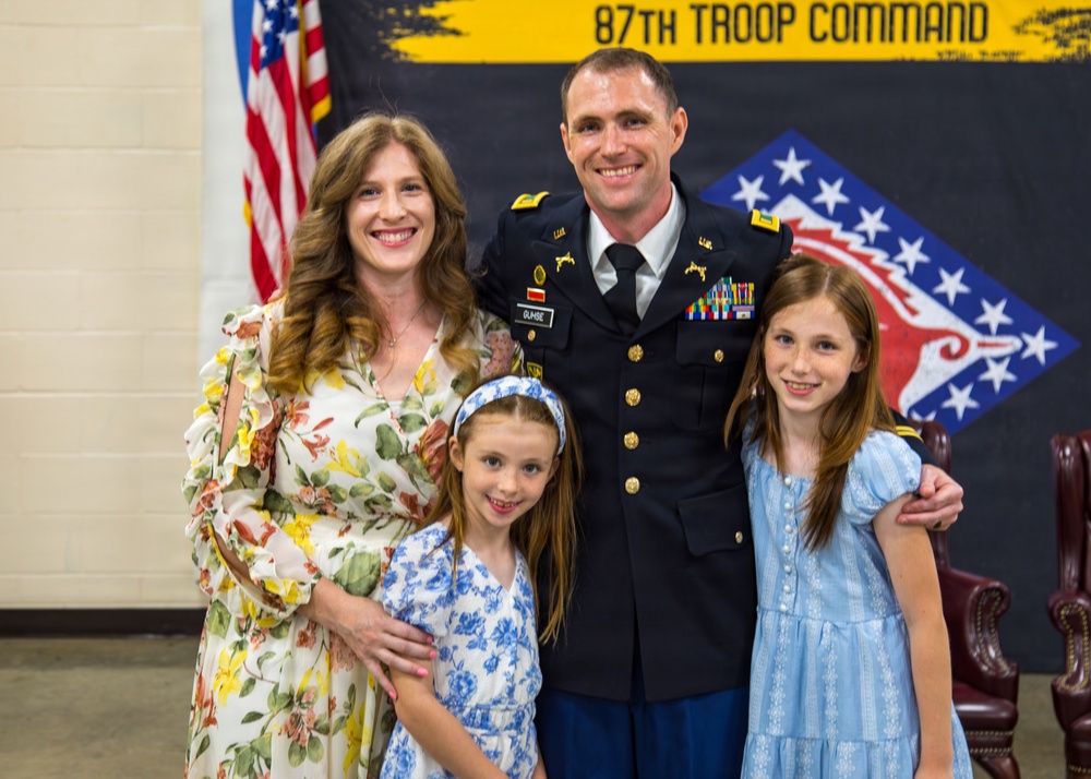 87th Troop Command Officer Pinning Ceremony