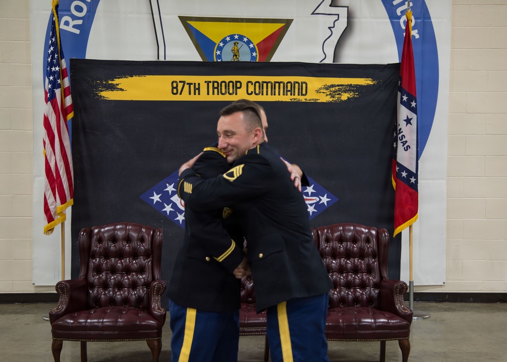 87th Troop Command Officer Pinning Ceremony