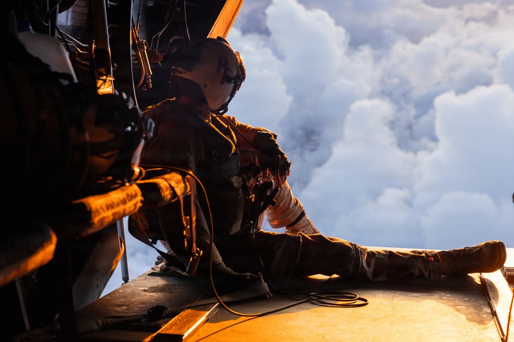 Maritime Raid Force Conducts a Military Free-Fall Insertion