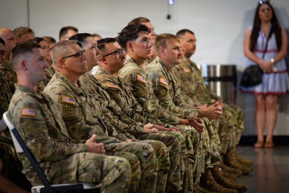 201st Engineer Battalion Departure Ceremony