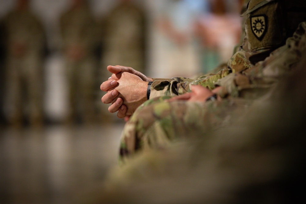 201st Engineer Battalion Departure Ceremony