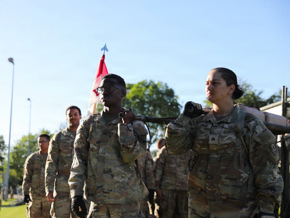2nd Cavalry Regiment Soldiers participate in the Dragoon Charge during Dragoon Week 2026