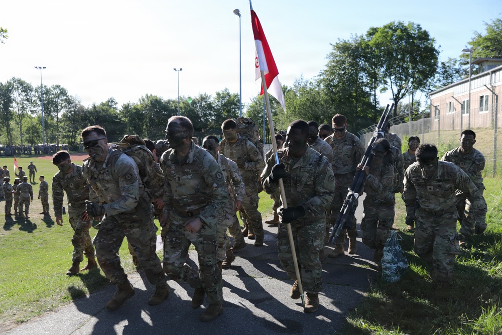 2nd Cavalry Regiment Soldiers participate in the Dragoon Charge during Dragoon Week 2026