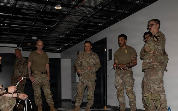 1st Battalion, 12th Cavalry Regiment Soldiers train Lithuanian cadets in demolition charges
