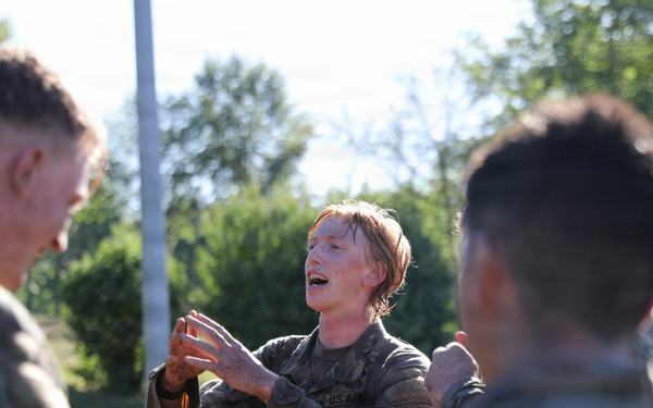 2nd Cavalry Regiment Soldiers participate in the Dragoon Charge during Dragoon Week 2026