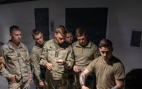 1st Battalion, 12th Cavalry Regiment Soldiers train Lithuanian cadets in demolition charges