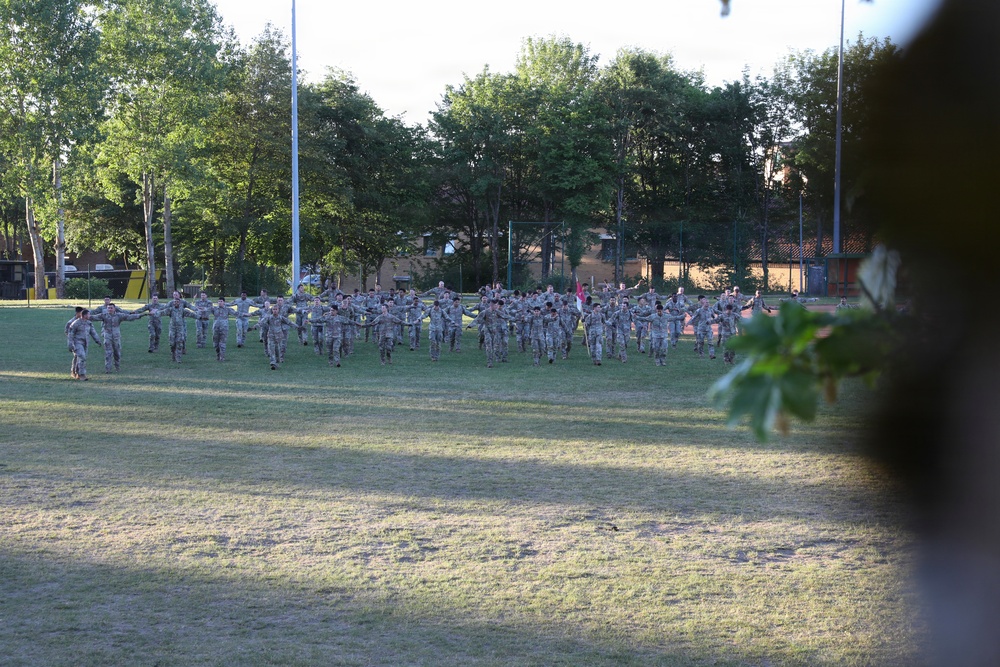 2nd Cavalry Regiment Soldiers participate in the Dragoon Charge during Dragoon Week 2026