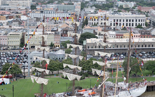 Coast Guard Conducts Aerial Operations for Sail 250