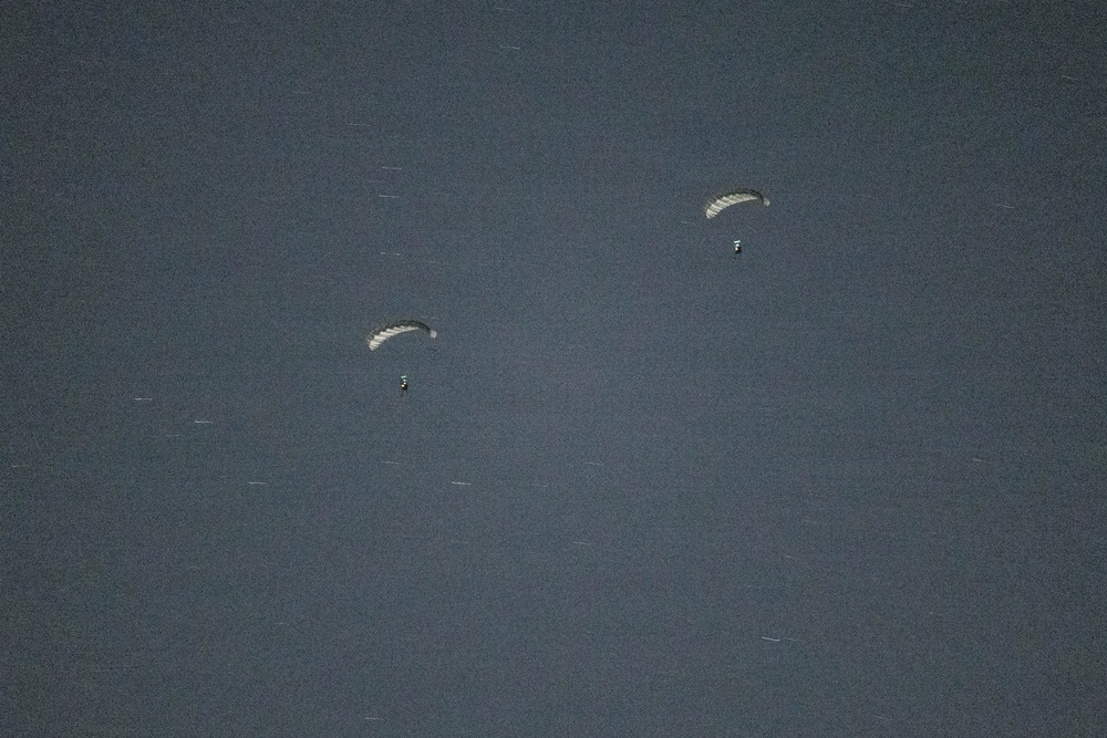 Maritime Raid Force Conducts a Military Free-Fall Insertion