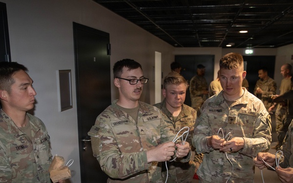 1st Battalion, 12th Cavalry Regiment Soldiers train Lithuanian cadets in demolition charges