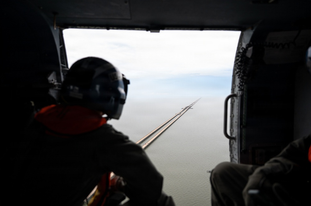 Coast Guard Conducts Aerial Operations for Sail 250