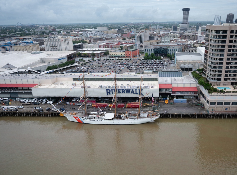 Coast Guard Conducts Aerial Operations for Sail 250