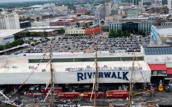 Coast Guard Conducts Aerial Operations for Sail 250