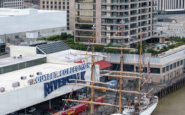 Coast Guard Conducts Aerial Operations for Sail 250
